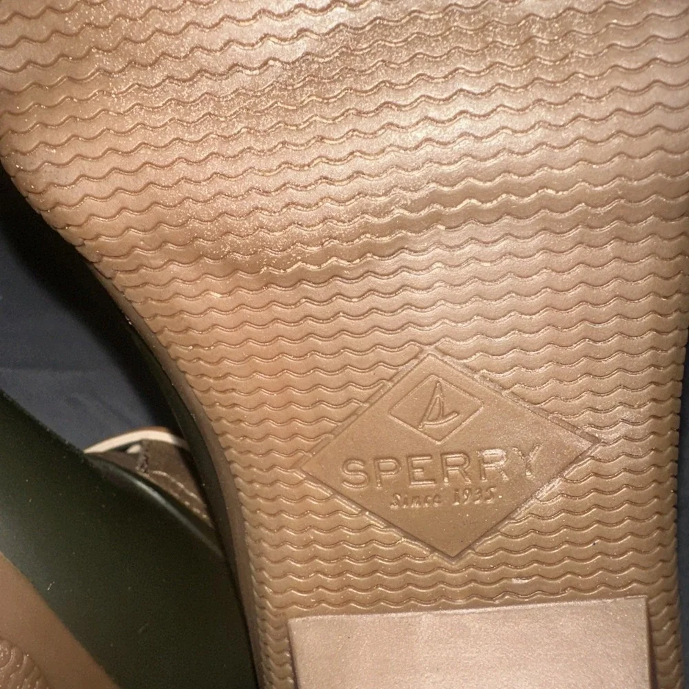 Sperry Women's Top-Sider Saltwater Nylon Brown Duck Boots STS80524 Size 7.5